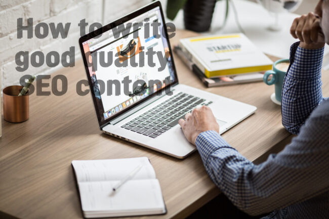 1. How to write good quality SEO content How to write good quality SEO content