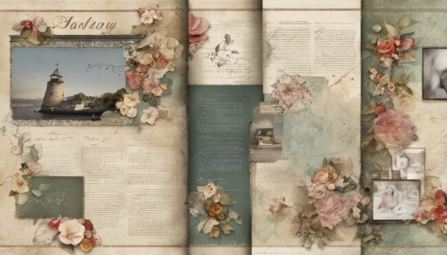 Scrapbooking and Website Layout Ideas