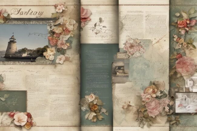 Scrapbooking and Website Layout Ideas